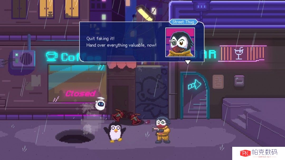 2D飞行动作游戏《火箭企鹅》Steam页面 2025年发售