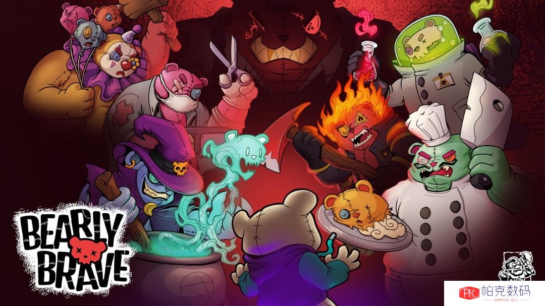 Roguelike卡牌构筑游戏《Bearly Brave》Steam页面 年内发售